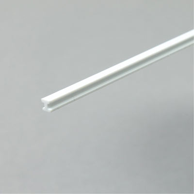 2.4mm styrene 'H' column for architectural model making
