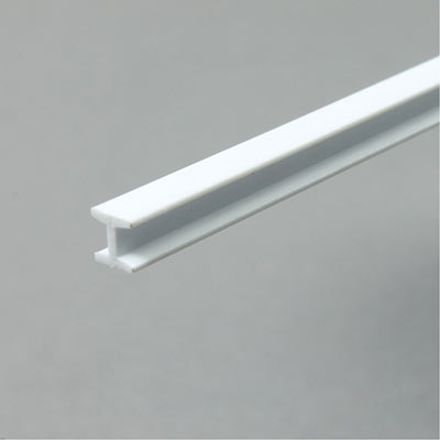 4.8mm styrene 'H' column for architectural model making
