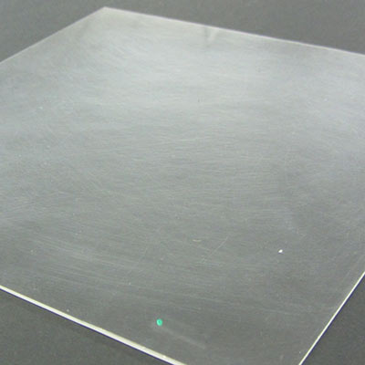 Scratched acrylic sheet