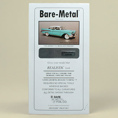 Bright Chrome Bare Metal Foil