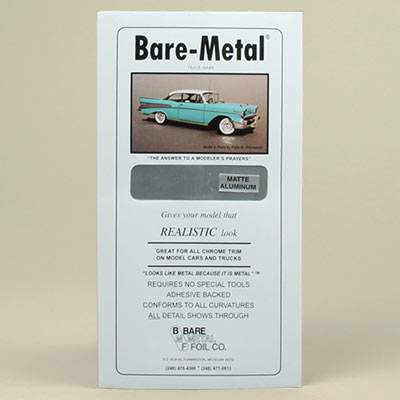 Matt Aluminium Bare Metal Foil
