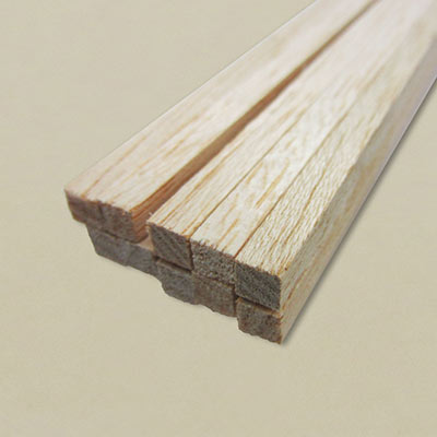 6.0mm square balsa rods