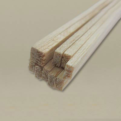 Balsa wood for model making 3.0 x 6.0mm Pk10