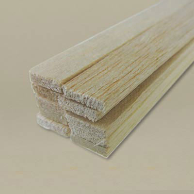 Balsa wood for model making 3.0 x 12.0mm Pk10
