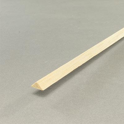 Balsa right angled triangular rod