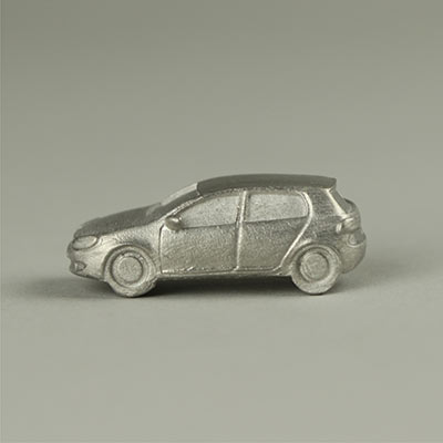 VW Golf for a 1:100 architectural model
