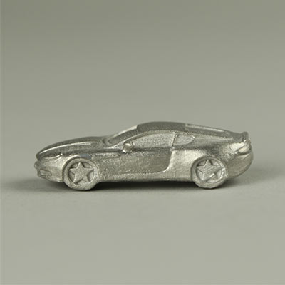 Aston Martin DB9 for a 1:100 architectural model