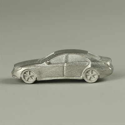 1:100 Mercedes Benz S Class for a 1:100 architectural model