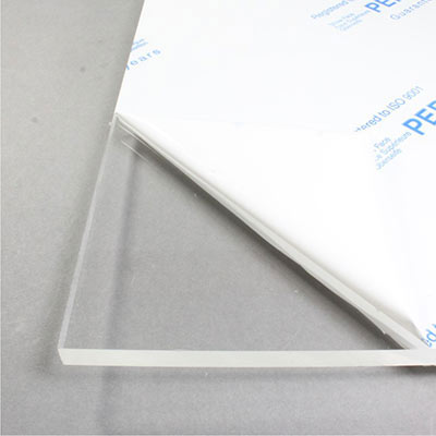 Clear perspex sheet