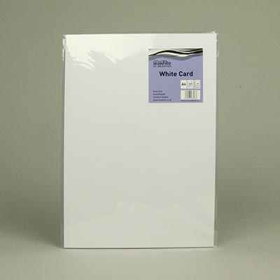 White A4 card