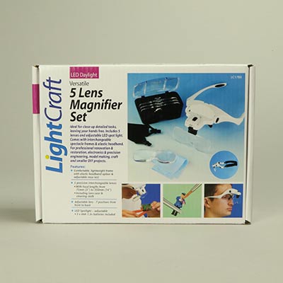 Headband Magnifier with LED Light