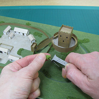 Motte & Bailey castle model kit