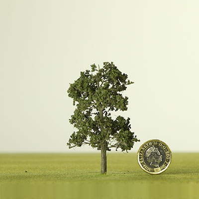 75mm dark green model tree