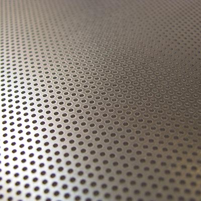 Perforated aluminium sheet