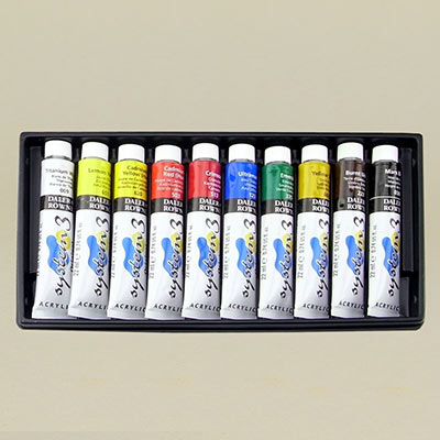 Daler-Rowney System 3 introduction acrylic paint set