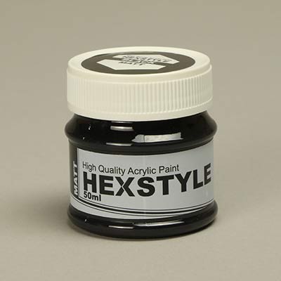 Black HexStyle Matt acrylic paint