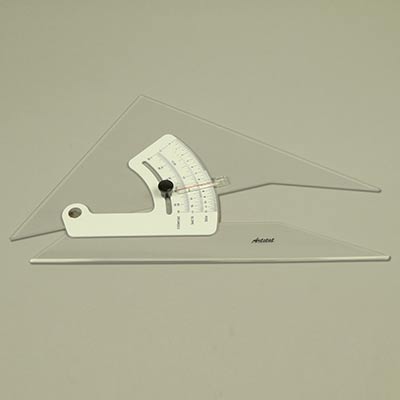 Adjustable set square - 12" 30cm