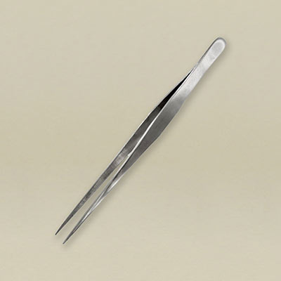 175mm Straight Tip Stainless Steel Tweezers