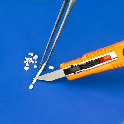 175mm Straight Tip Stainless Steel Tweezers