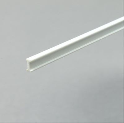 Styrene 'I' beam 2.0 x 4.0 x 375mm