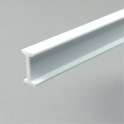 Styrene 'I' beam 5.5 x 11.1 x 375mm