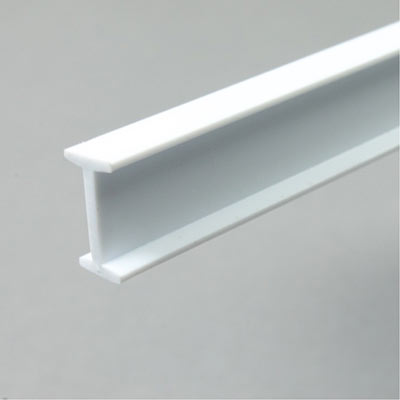 Styrene 'I' beam 6.4 x 12.7 x 375mm