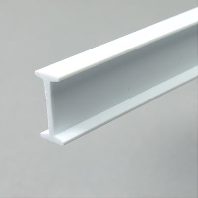 Styrene 'I' beam 6.6 x 14.3 x 375mm