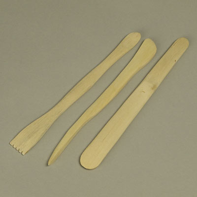 Wooden modelling tools