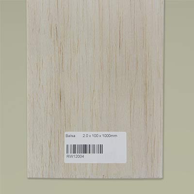 2.0mm balsa sheet for modelmaking