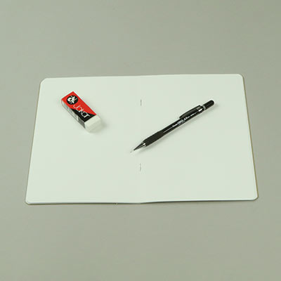 A5 ECO Starter Sketchbook with plain white paper