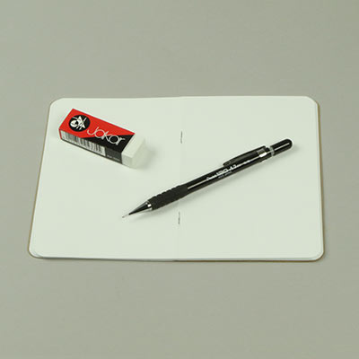 A6 ECO Starter Sketchbook with plain white paper