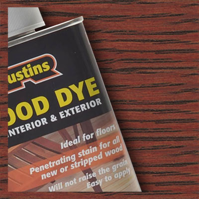 Rustins Red Mahogany Wood Dye