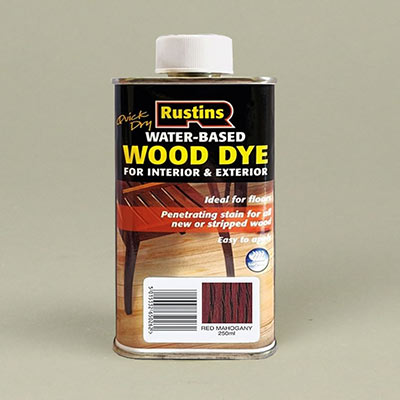Rustins Red Mahogany Wood Dye