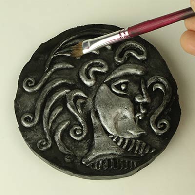White craft foam clay