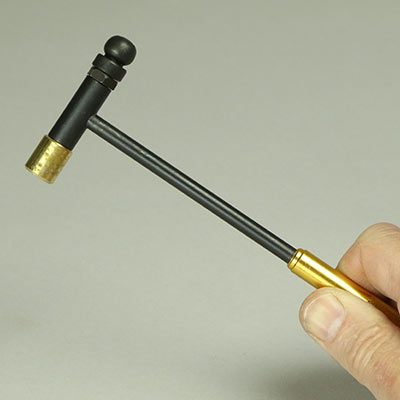 Modeller's hammer brass flat head