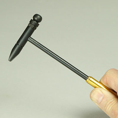 Modeller's hammer steel taper head