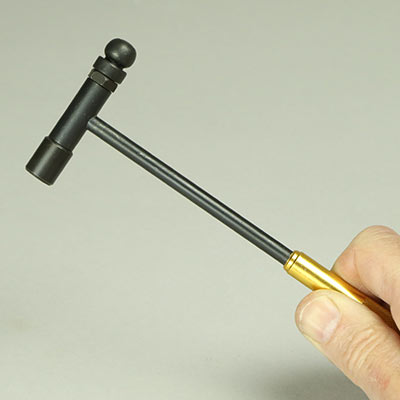 Modeller's hammer steel flat head