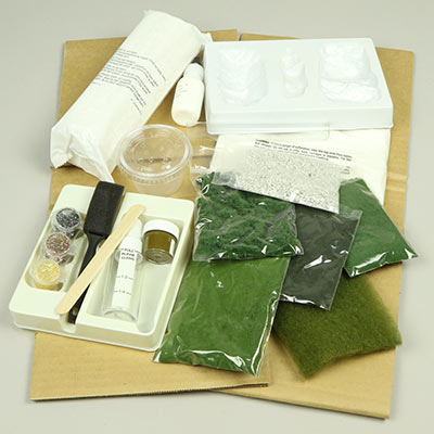 Mountain diorama from Woodland Scenics