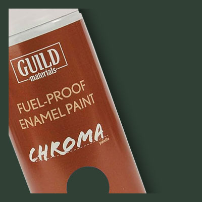 Guild Lane matt dark green spray paint