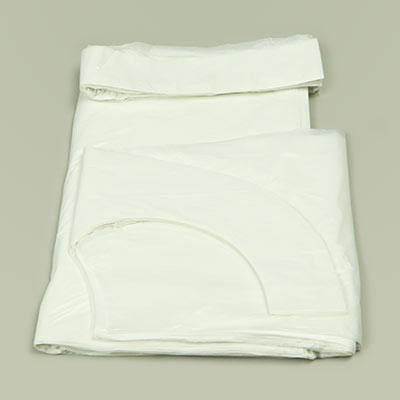 White Disposable Polythene Bib Aprons