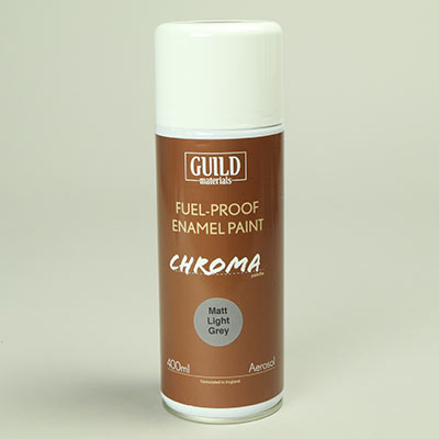Guild Lane matt light grey spray paint