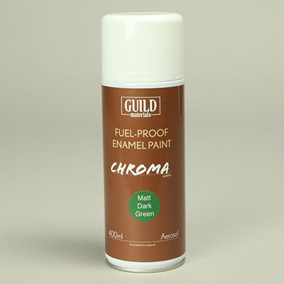 Guild Lane matt dark green spray paint