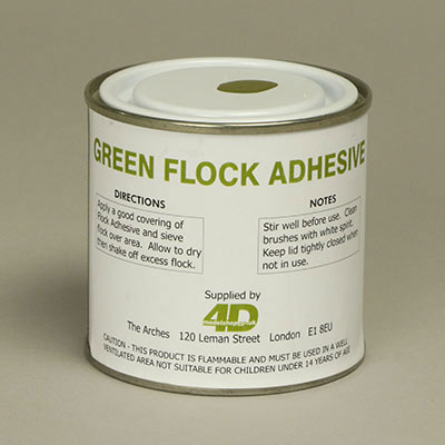 Professional quality flock adhesive