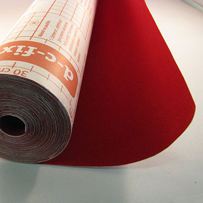 Red velour sheet