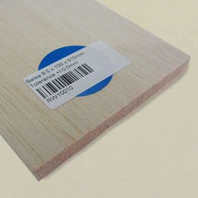 9.5mm balsa sheet for model building