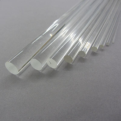 Clear acrylic rod for model making & design projects