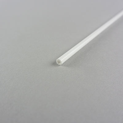 2.4mm white butyrate round tube