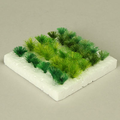 Tufts '10mm' Pk30 assorted greens