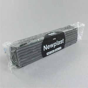 Black Newplast modelling clay