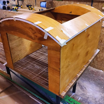 Caister Lifeboat station model by Sam Carroll